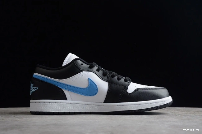 1 Jordan (W)  Low White Blue Black DC0774-041 University 0110